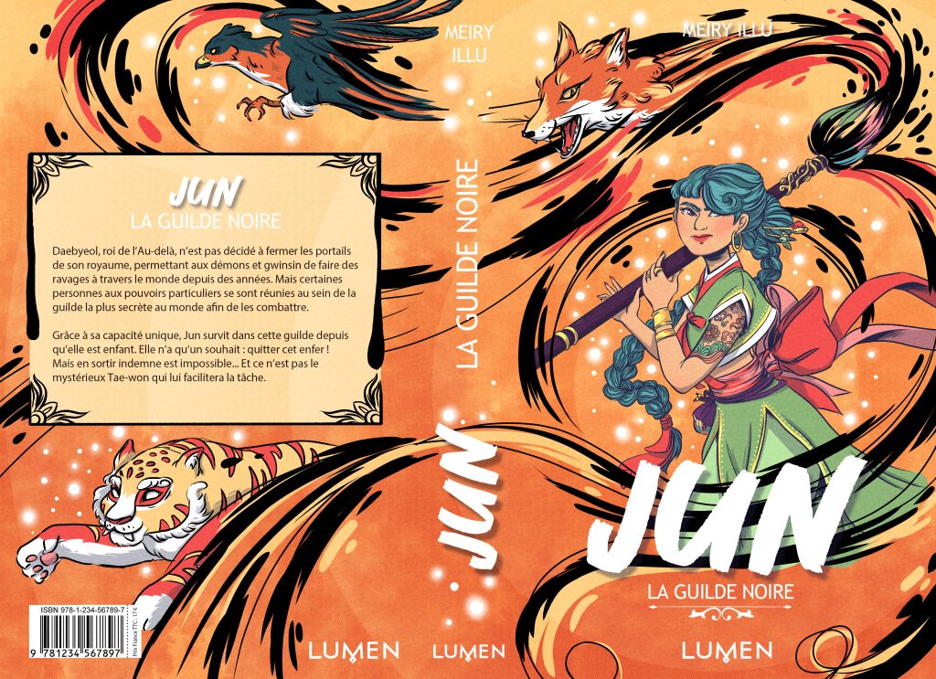 Jun couverture de livre magie aventure Corée amour pouvoir