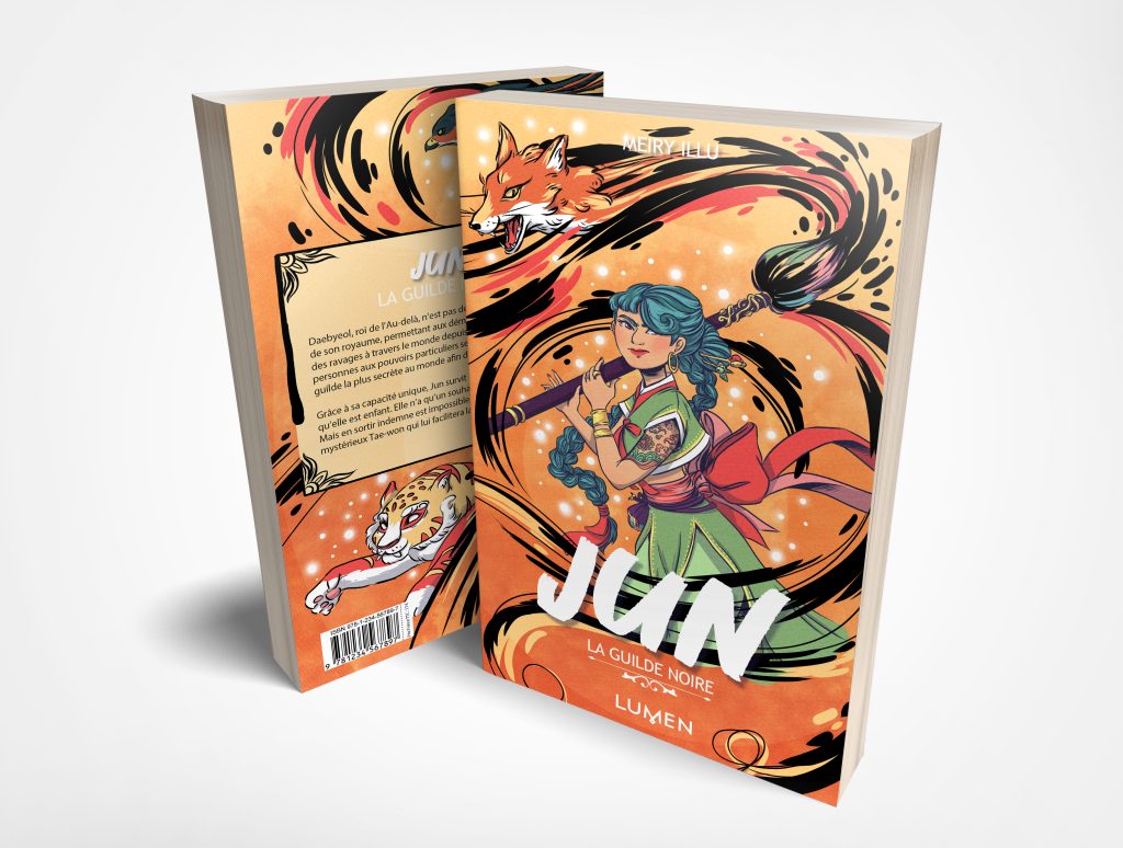 couverture de livre Jun pouvoir magique Corée encre aventure