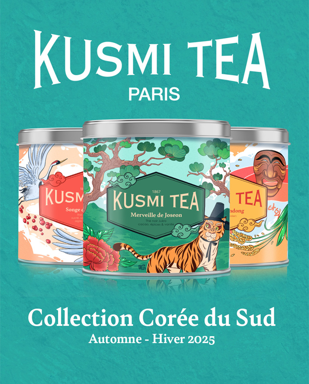 Kusmi Tea nouveau thés coréens gamme automne hiver meiry
