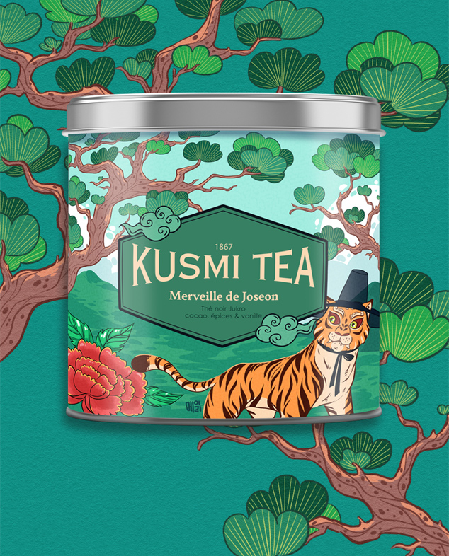 Kusmi Tea nouveau thés coréens gamme automne hiver meiry jukro tigre