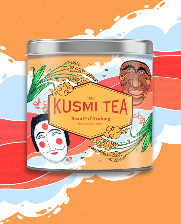 Kusmi Tea nouveau thés coréens gamme automne hiver meiry riz grillé