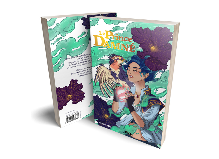 prince damné couverture livre PKJ meiry fantasy homme romance